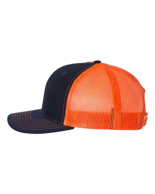 Richardson 112 Snapback Navy / Orange
