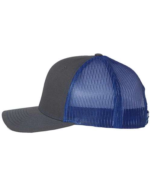 Richardson 112 Snapback Charcoal / Royal