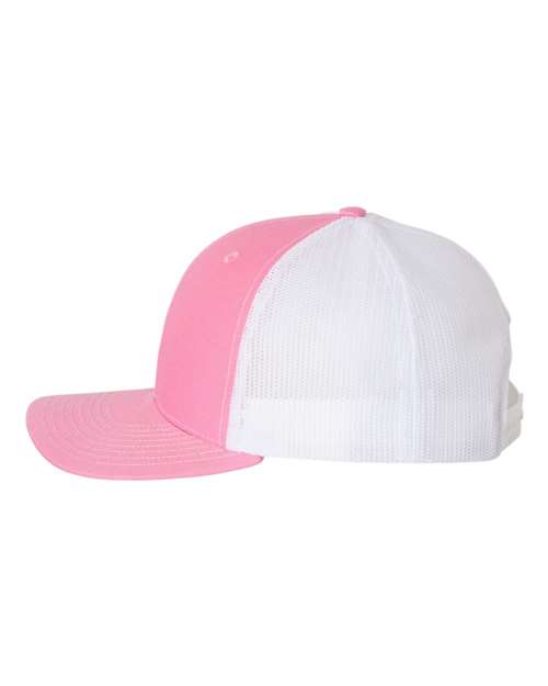 Richardson 112 Snapback Hot Pink / White