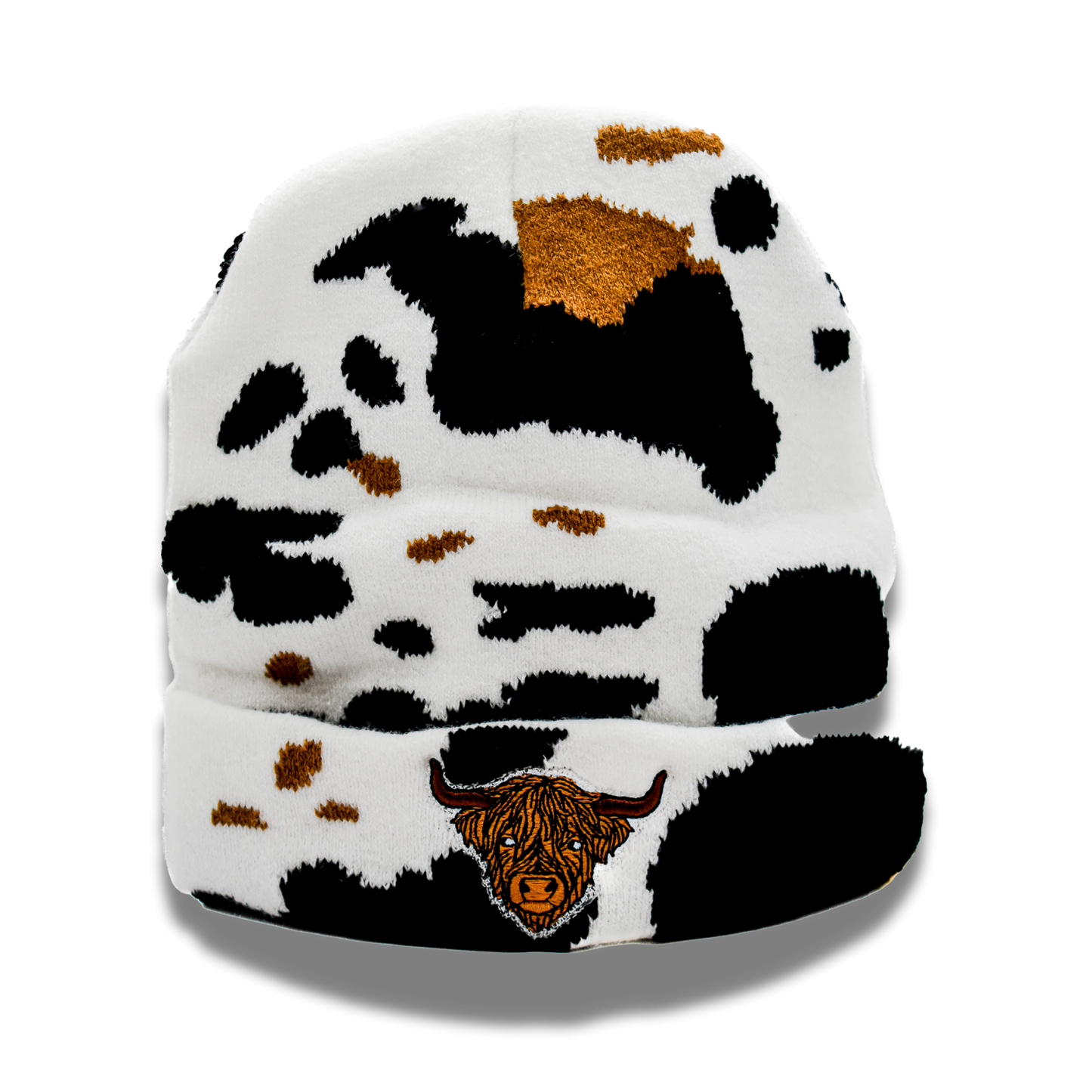 Embroidered Highland Cow Beanie - Vol II