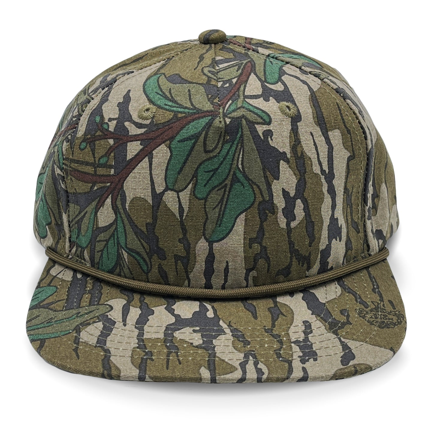 LHC Mossy Oak Green Leaf Goat Rope Hat