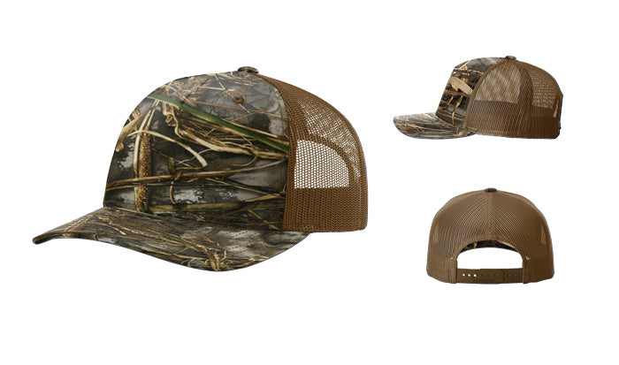 Richardson 112PFP Printed 5-Panel Trucker Color: Realtree Max-7/ Buck
