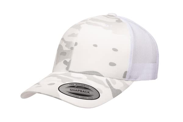 Yupoong 6606 Retro Trucker Color: Multicam Alpine/ White