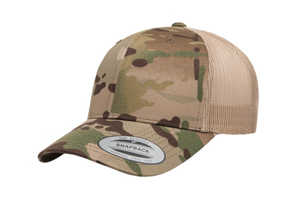 Yupoong 6606 Retro Trucker Color: Multicam Green/ Khaki