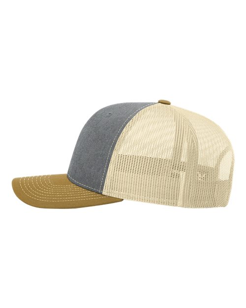 Richardson 112 Snapback Heather Grey / Birch / Amber Gold