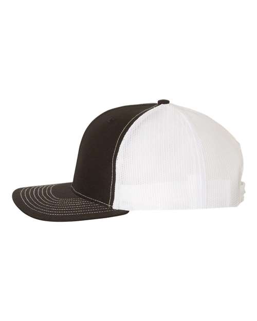 Richardson 112 Snapback Black/ White