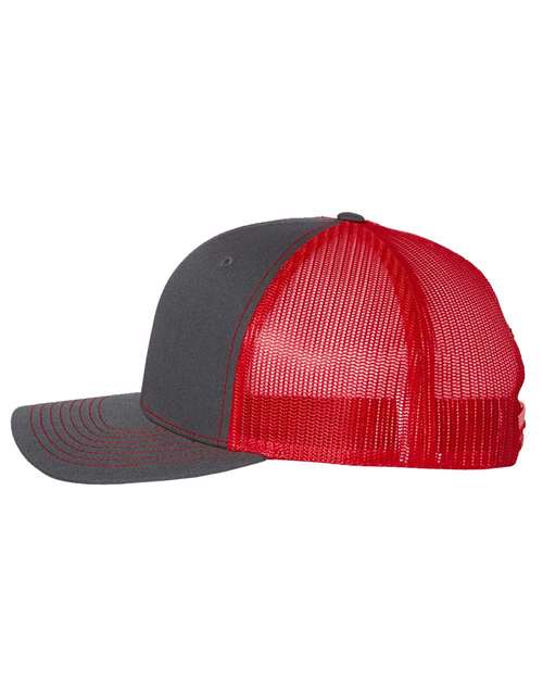 Richardson 112 Snapback Charcoal / Red
