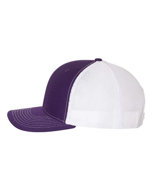 Richardson 112 Snapback Purple / White