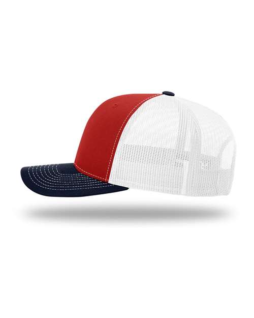 Richardson 112 Snapback Navy / White / Red