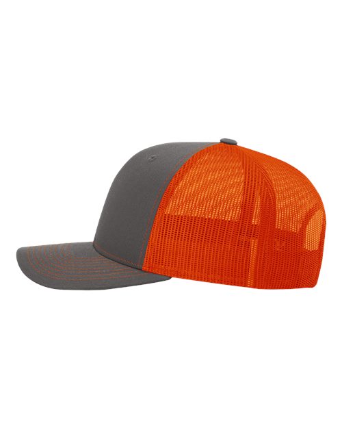 Richardson 112 Snapback Charcoal / Orange
