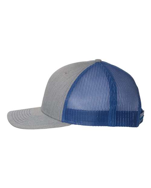 Richardson 112 Snapback Heather Grey / Royal Blue