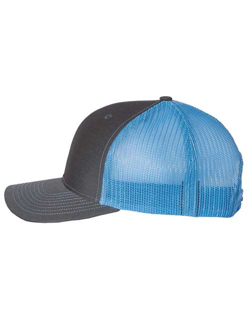 Richardson 112 Snapback Charcoal / Columbia Blue