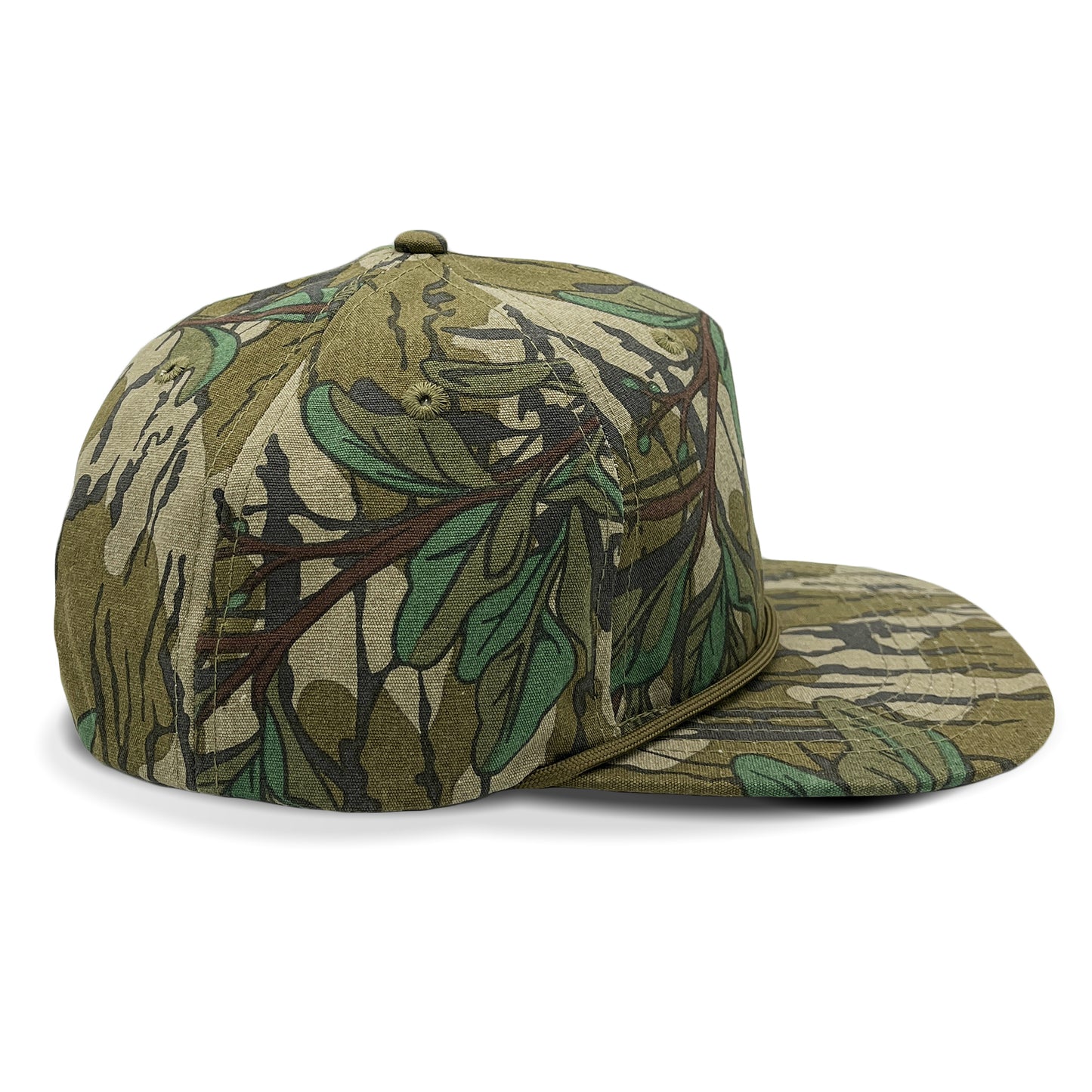 LHC Mossy Oak Green Leaf Goat Rope Hat