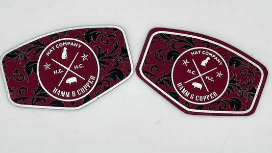 Tri-Layer Cruelty-Free Maroon/Silver