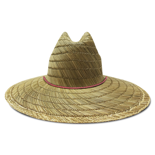 LHC Wake Straw Hat - Natty with Candy Cane