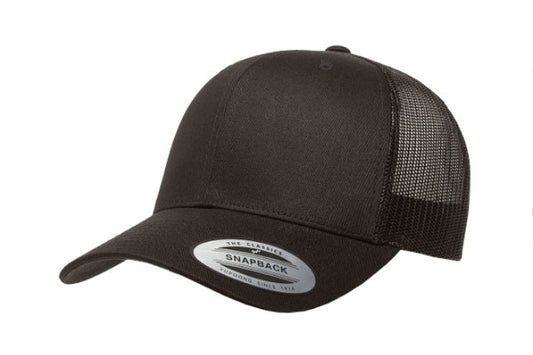 Yupoong 6606 Retro Trucker Color: Black