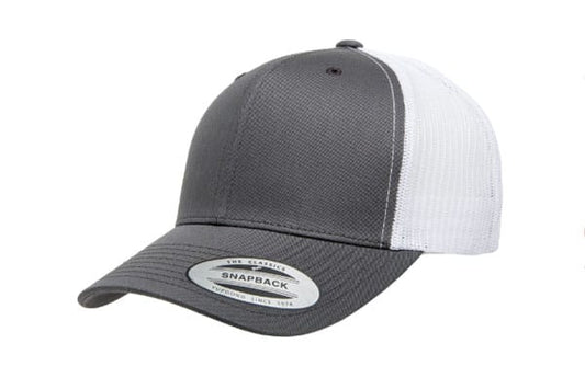 Yupoong 6606 Retro Trucker Color: Charcoal/ White