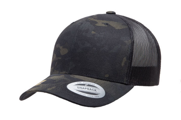 Yupoong 6606 Retro Trucker Color: Multicam Black