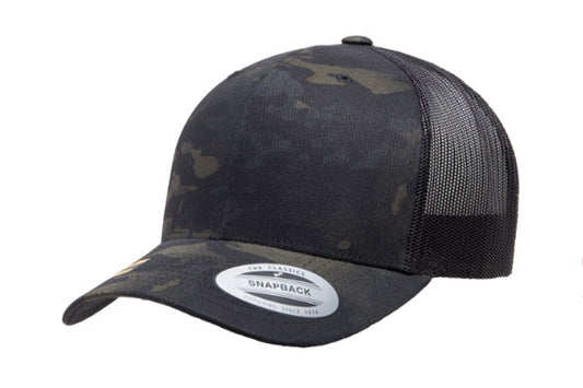 Yupoong 6606 Retro Trucker Color: Multicam Black