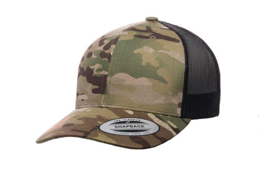 Yupoong 6606 Retro Trucker Color: Multicam Green/ Black