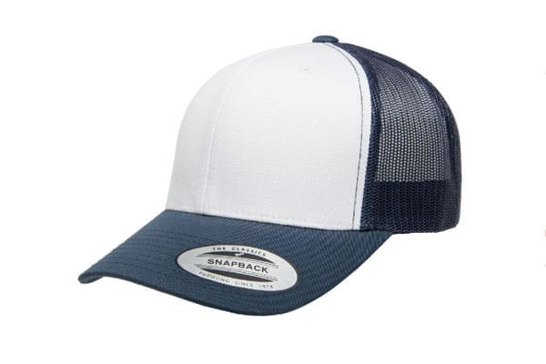 Yupoong 6606 Retro Trucker Color: Navy/ White/ Navy