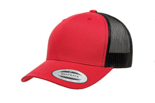 Yupoong 6606 Retro Trucker Color: Red/ Black