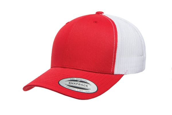 Yupoong 6606 Retro Trucker Color: Red/ White