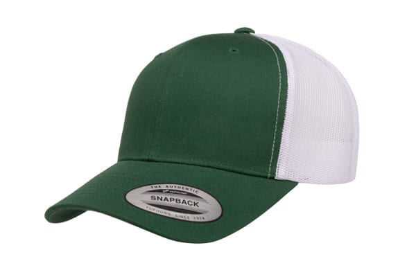 Yupoong 6606 Retro Trucker Color: Evergreen/ White