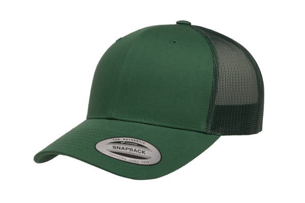 Yupoong 6606 Retro Trucker Color: Evergreen