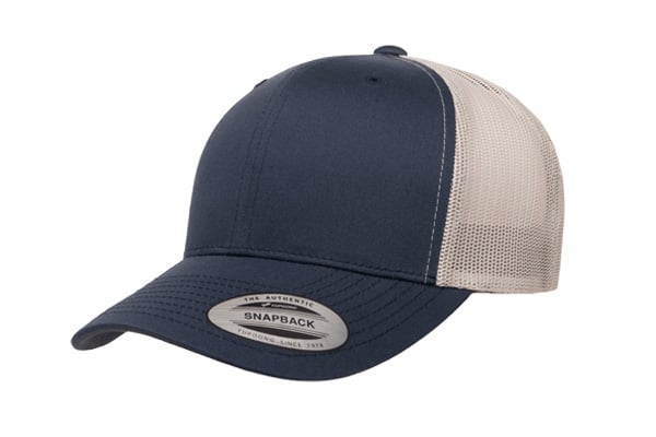 Yupoong 6606 Retro Trucker Color: Navy/ Silver